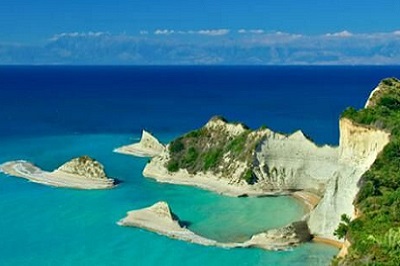 Обрыв с панорамным видом, Корфу