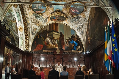 Свадьба в Вероне: часовня Notary’s в Палаццо делла Раджоне