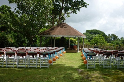 Свадебная церемония в саду O