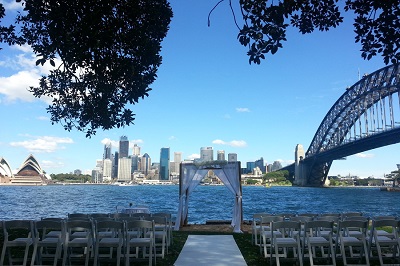 Свадьба в Сиднее: набережная с видом на Сиднейскую оперу