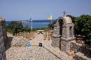Дворик византийской часовни с панорамным видом, Элунда-Агиос Николаос