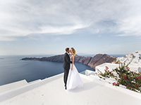 Фото Свадьба на острове Санторини, Греция