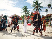 Фото Символическая церемония на природе <b>по традициям племени Майя</b>, Мексика