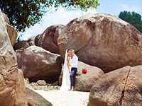 Фото <b>Свадьба на Сейшелах, Маэ</b>: выездная свадебная церемония на пляже, Сейшелы