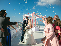 Фото Символическая церемония на Санторини, Греция