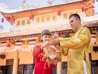фото <b>Свадьба в Нячанге</b>: Буддийский храм  — Вьетнам
