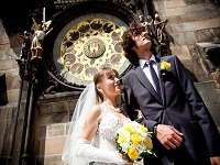 фото Свадьба в Праге. Староместская Ратуша  — Чехия