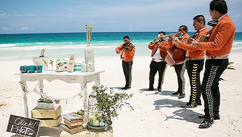 фото свадьбы в Мексику
