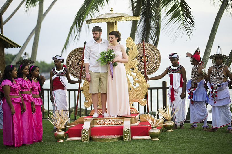 фото свадьбы в Шри-Ланке