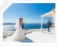 Греция - Свадьба в Греции, Санторини, площадка Андромеда - фото 21